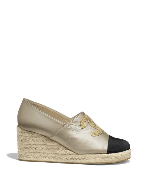 chanel espadrille shoes|authentic chanel espadrilles for sale.